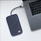 Silicone Case Compatible With Wd My Passport Ssd 500Gb / 1T / 2T / 4T - Case Protective Cover For Ssd Drive - Dark Blue