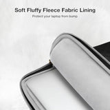 MOSISO 13-14 inch Laptop Case, 13.3 inch Laptop Sleeve Compatible with MacBook Air 13 13.6 M3 M2 M1/Pro 13/Pro 14, HP Dell ASUS Lenovo, Rhombus Quilted Horizontal Bag Cover with Small Case, Black