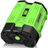 1 Pack 56V 5000Mah Ba2800 Ba4200 Replacement For Ego Battery,Compatible With Ego 56 Volt Battery Lithium Ion Ba2800 Ba4200 Ba4200T Ba1400 Ba1400T Ba2240 Lawn Mower, Leaf Blower, Chainsaw Tools (Green)