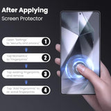 2 Pack Military-Grade 9H+ Tempered Glass For Samsung Galaxy S25 Ultra - Full Screen Protection, Fingerprint Ready, Anti-Glare Set - Bubble-Free Easy Install
