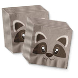 Raccoon Birthday Party Supplies Set Plates Napkins Cups Tableware Kit For 16
