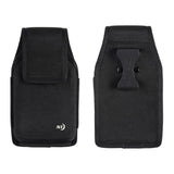 Nite Ize Clip Case Hardshell Universal Rugged Holster - Protective Phone Holder with Belt Clip - Holster for Men's & Women's Belts - Utility Belt Phone Pouch - XX-Large, Black
