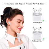 3 Pairs Replacement Ear Tips For Airpods Pro 2Nd And Airpods Pro Generation With Portable Storage Box, Noise Reduction Hole & Built-In Dust Guard Screen, Silicone Ear Tips For Airpods Pro(White, S)