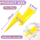 8 Pieces 36 Inch Yellow Lightning Bolt Balloons Large Flash Foil Party Balloons For Birthday, Wedding, Baby Shower Decorations