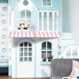 2 Pieces Circus Awnings Decoration, 3D Carnival Tent Striped Awning Wall Decorations For Carnival Circus Theme Party, Carnival Stand, Party Favors Supplies