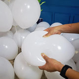 300 Pack 12" White Latex Balloons Bulk for Party Decorations & Supplies