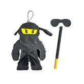 Apinata4U Black Ninja Pinata With Stick And Blindfold Ninja Themed Birthday Party Decoration Party Decor For Martial Arts Themed Events Kids Supplies Birthday Gift For Kids Favors