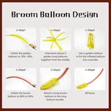 144Pcs Magical Wizard Balloons Arch Kit, Burgundy Mustard Yellow Black Metallic Gold Confetti Balloons S-Shaped Balloons 260 Balloons For Magic Themed Birthday Baby Shower Party Decorations