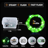 Led Fairy Lights 3 Modes Battery Operated String Lights Waterproof Silver Wire 7 Feet Firefly Starry Moon Mason Jar Ligh