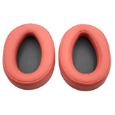 Ear Pads Replacement,Compatible With Sony Wh-H900N And Mdr-100Abn Headphones,Ear Pads Cushions With Upgrade Memory Foam & High Protein Leather(Twilight Red)