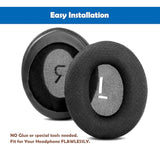 Professional Earpads Cushion Replacement Compatible With Turtle Beach Ear Force X12 Ear Force X11 Headsets Ear Pads With Skin-Friendly Leather And Memory Foam