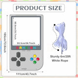 Game On Photo Prop Video Game Birthday Party Decorations Gaming Theme Backdrop Banner Handheld Gaming Console Photo Booth Frame Background For Boys Birthday Gamer Favor Supplies 73X44Inch