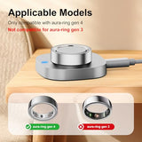 Charger Compatible with Aura-Ring Gen 4, Charging Dock with USB-C Cable for Aura-Ring 4, Size 14