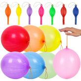 25 Punch Balloons - Neon Heavy Duty Bouncy Balloons for Kids' Party Favors & Outdoor Play