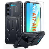 Samsung Galaxy A17/A16 Phone Case with Slide Camera Cover Black