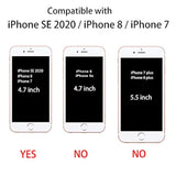 Phone Case Compatible With Iphone Se (2Nd 2020 And 3Rd 2022 Generation) & Iphone 7 & Iphone 8, Clear Case Shockproof Protective Bumper Slim Cover For 4.7 Inch