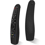 Silicone Protective Case For Lg Mr20Ga Mr19Ba Mr18Ba Mr650A Mr600 Remote Control, Anti-Slip Cover For Lg Akb75855501 Magic Remote Skin Protector,Black
