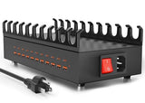 USB~C Charger Block, 300W 22 Port (11 US? A & 11 US?~C) USB Charging Station for Multiple Devices, Desktop Wall Fast Charger with Storage Dividers,
