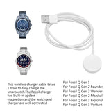 Magnetic Smart Watch Charger For 1 2 3, Fast Charging Smartwatch Charging Cable Dock,Smart Watch Charger Charging Cable Dock For 1 2 3 (White)