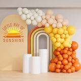 Retro Sun Balloon Arch Garland Kit For Here Comes The Sun Baby Shower