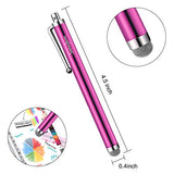10 Pack Stylus Pens for Touch Screens, Mesh Fiber Tip Stylus Pens for ipad iPhone Tablets All Precision Capacitive Universal Touch Screen