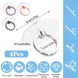 Cell Phone Ring Holder, Phone Case Ring, Bling Phone Ring Holder Grip With Rhinestone Finger Grip 360° Rotation Compatible With Phones Tablets Case