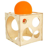 2-10 Inch Collapsible Wood Balloon Sizer Box Cube, Balloon Size Measur