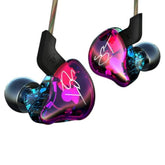 Easy Kz Zst Colorful Hybrid Banlance Armature With Dynamic In-Ear Earphone 1Ba+1Dd Hifi Headset Kz In Ear Monitors Headphones Wired Earbuds Iem Earphones Gaming Earbuds (Colorful Without Mic)