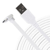 For Wyze Cam Pan V3 Power Cord 90 Degree L-Shape Connector Micro Usb Right Angle Extension Charging Cable, 10Ft Long White Extender