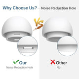 6 Pairs Replacement Ear Tips Compatible With Airpods Pro And Airpods Pro 2 Earphone Silicone Ear Buds Tips With Portable Storage Box S/M/L 3 Sizes Earbuds Set (6 Pairs, White)