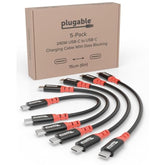 Usb C To Usb C Cable, Data Blocker Charge Only Cable 6In (Pack Of 5): 240W Safe Charging For Macbook Pro, Iphone 15/16, Ipad, Xps And More Usbc Devices (Usbc-Ccs5X)