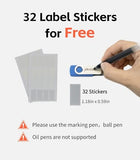 Usb Flash Drive Case With Labels, Gifts For Men, Usbs Case Organizer Holds 30 Pcs, Usbs Storage Cases, Usb Sticks Holder, Thumb Drive Cases, Fits For Samsung/Sandisk/Jump Drive, Etc, Black