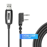 USB Programming Cable PL2303 Support Chirp Ham Radio for UV-5R Mini BF-F8HP Pro 5RM K5 Plus DM32 UV-32 GMRS GM21 GM-15PRO UV-5G Plus BF-888S AR-152