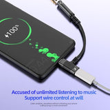 USB C to 3.5mm Audio Adapter Type C Charging Headphone Splitter(2in1) for iPhone 17 16 15 Pro Max DAC Aux Female Jack Cable Charger Dongle for Ipad