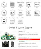 10.1Inch Capacitive Touch Lcd Ips Display, 1280×800 Resolution, Hdmi Interface, Compatible With Raspberry Pi 5/4B/3B/Zero/Zero W/Zero 2W/Pico/Pico W/Pico Wh, Support Jetson Nano/Pc