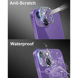 3-Pack iPhone 14 & 14 Plus Camera Lens Protectors 9H Tempered Glass