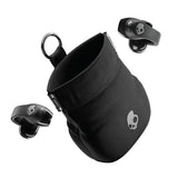 Push 720 Open Wireless Open Ear Bluetooth Earbuds, Headphones, Waterproof, Clip-On Lightweight Design, 30 Hours Battery, Wireless Charging Pouch, Microphone For Iphone Android - True Black