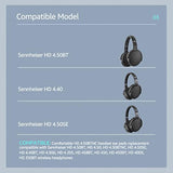 Frozen Replacement Ear Pads For Sennheiser Headphones, Fits Hd450Bt / Hd4.50 /Hd4.50Btnc/ Hd 458Bt/ Hd450/ Hd4.50 Bt, Headset Ear Cushion With Soft Clothes & Memory Foam (Black)