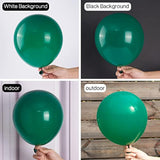 Forest Green Balloons, 50 Pcs 12 Inch Boho Green Balloons, Dark Green