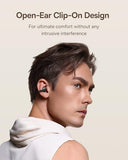 Bowie MC1 Open Ear Clip-On Earbuds, Adaptive Comfort with Anti-Drop Design, Impactful Sound with Adaptive Bass Boost, Adaptive Noise Cancelling