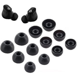 6-Pair Silicone Replacement Ear Tips for Beats Studio Buds S/M/L Black