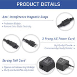 19V Adapter Power Cord For Acer Lcd Monitor H236Hl Sa230 G276Hl G246Hl G206Hql