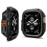 Spigen for Apple Watch Ultra 3/2/1 Case, Lock Fit 49mm Secure Locking System Cover - Black