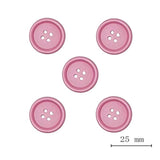 100Pcs Resin Button Solid Color 4Holes Craft Clothe Sewing Card Making