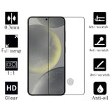 2-Pack HD Tempered Glass Screen Protector for Galaxy S24+/S24 Plus, Shatter Resistant, 9H Surface Hardness
