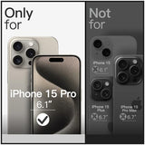 Slim Case for iPhone 15 Pro 6.1-Inch Compatible with MagSafe, Soft TPU Anti-Scratch Shockproof Phone Cover with Leather Texture Design, Non-Leather