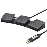 Triple Usb Foot Pedal Mechanical Switch Control 3 Three Key Program Computer K