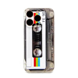 Case For Iphone 16 Pro Matte Finish Heavy Duty Soft Back Cover With Reinforced Corners Tpu Soft Bumper Retro Cassette Tape Case Compatible With Iphone 16 Pro