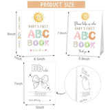 Baby'S First Abc Book Baby Shower Activity Keepsake Game, Boho Sun Abc Coloring Baby Shower Guest Book, Sunshine Baby'S First Alphabet Coloring Book, A To Z Coloring Pages