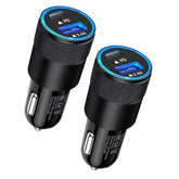 30W Pd Usb C Car Charger, Usb Type C Fast Power Charging Block Dual Port Usb A & Usbc Plug Cargador Carro Lighter Adapter For Iphone, Ipad, Samsung Galaxy, Lg, Google Pixel, Moto, Usb-C Port